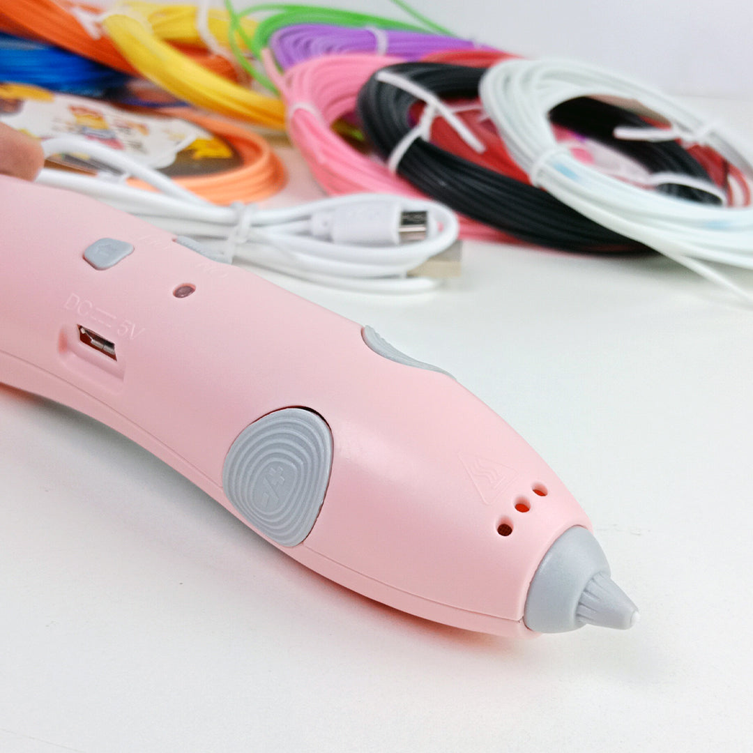 3D PAINTING PEN SET WITH 10 REFILLS - Toys Wali Gali