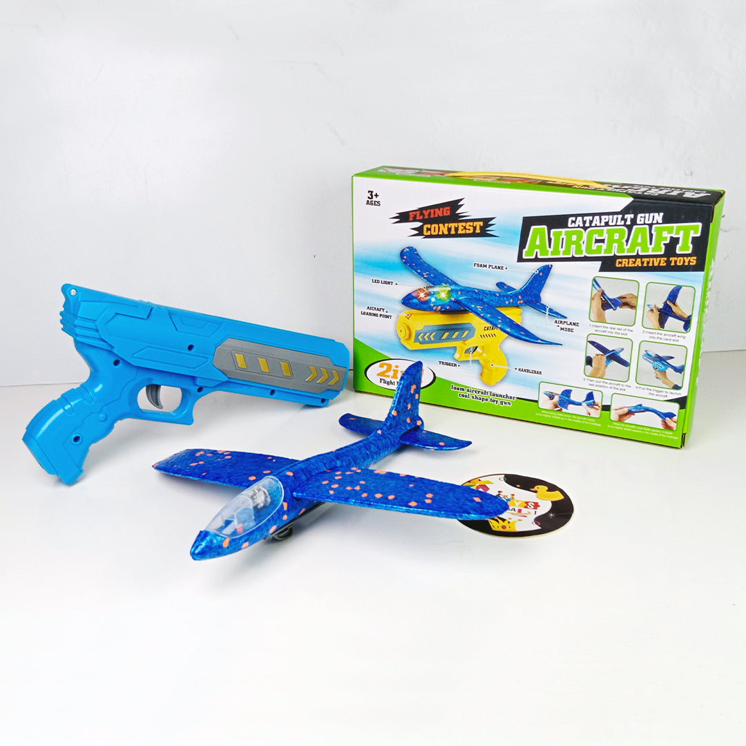 AIRCRAFT GUN BLUE - Toys Wali Gali