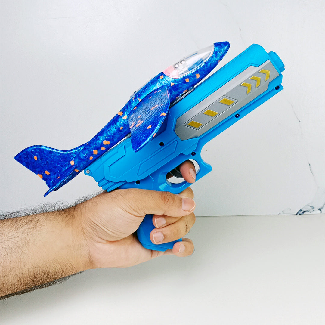 AIRCRAFT GUN BLUE - Toys Wali Gali