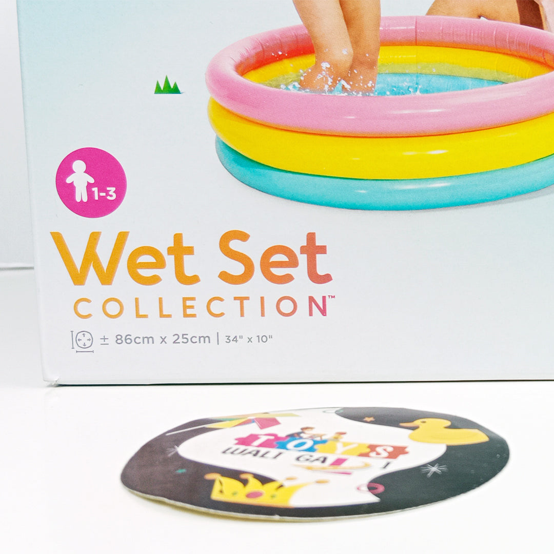COLORFUL INFLATABLE BABY POOL - Toys Wali Gali