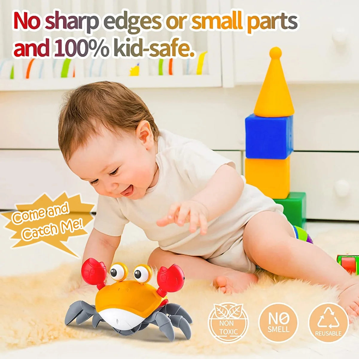 CRAWLING CRAB TOY FOR KIDS (3+ YEARS) - Toys Wali Gali