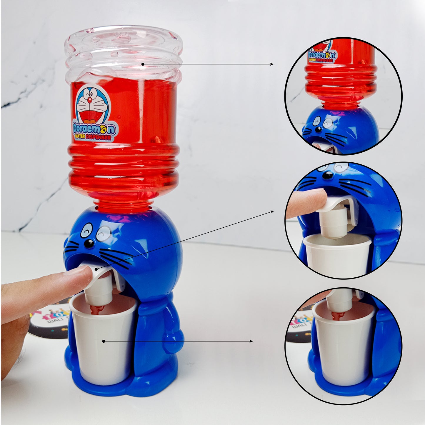 DORAEMON MINI WATER DISPENCER - Toys Wali Gali