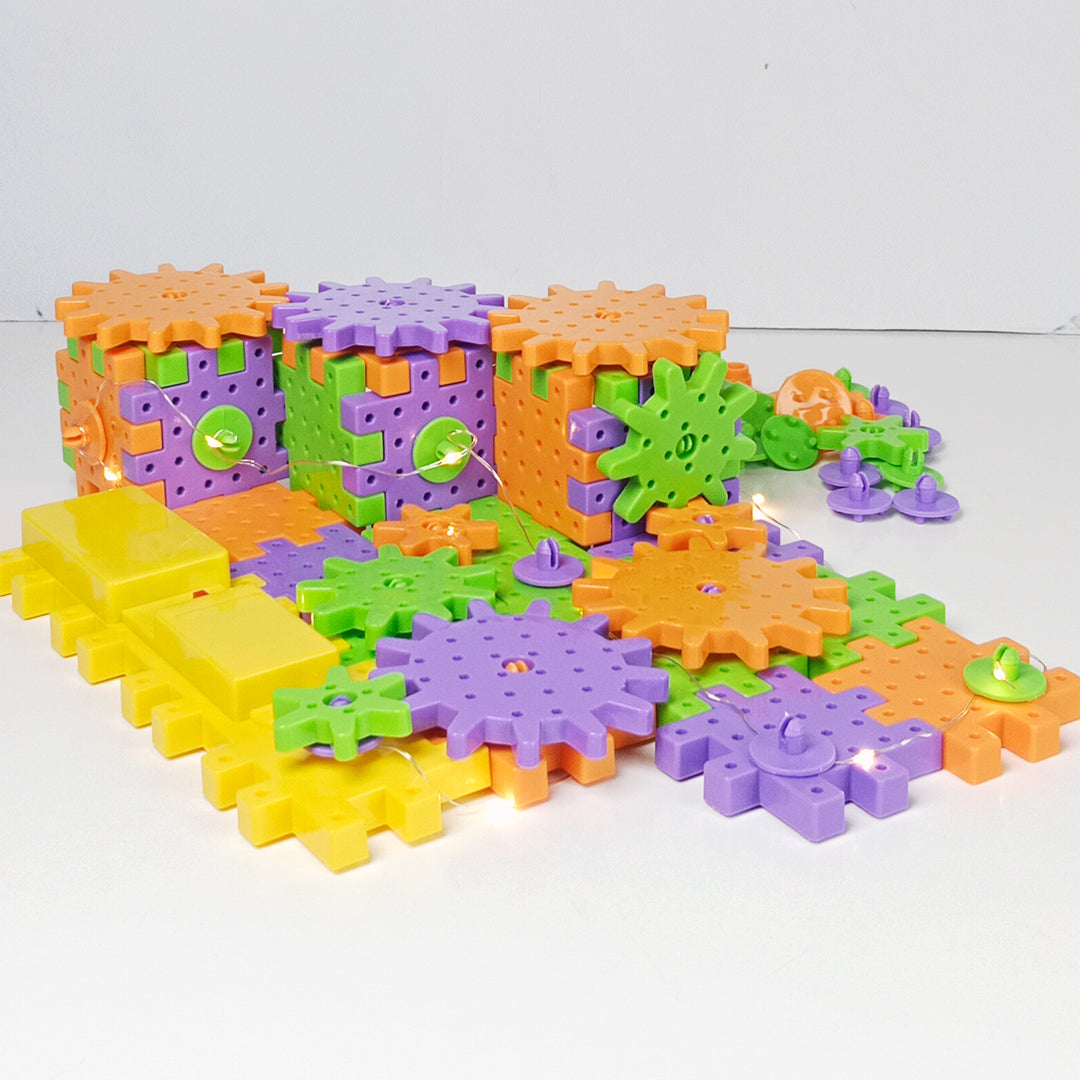 ELECTRIC GEAR BUILDING BLOCKS SET - Toys Wali Gali