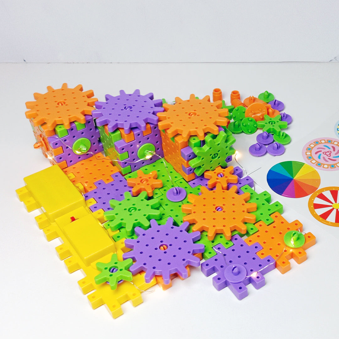 ELECTRIC GEAR BUILDING BLOCKS SET - Toys Wali Gali