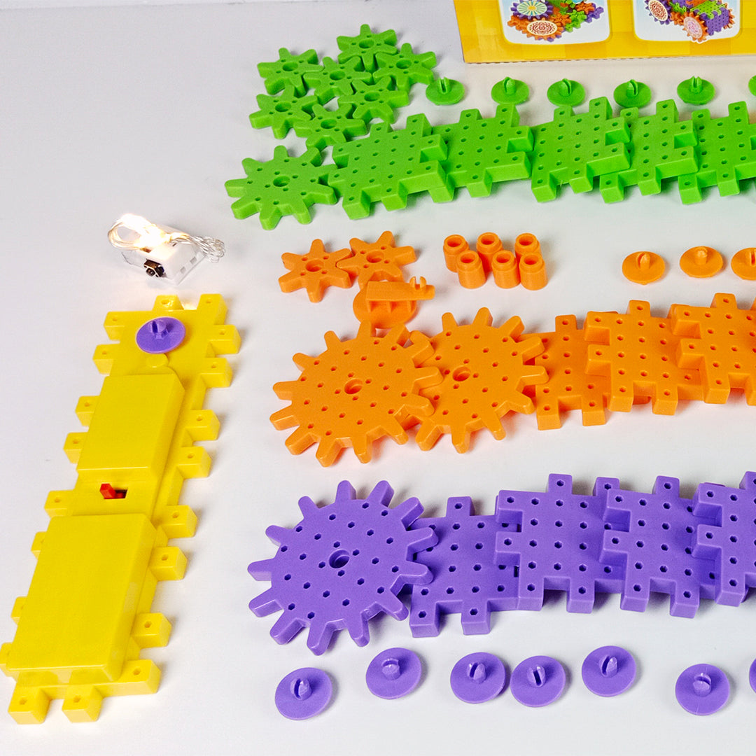 ELECTRIC GEAR BUILDING BLOCKS SET - Toys Wali Gali