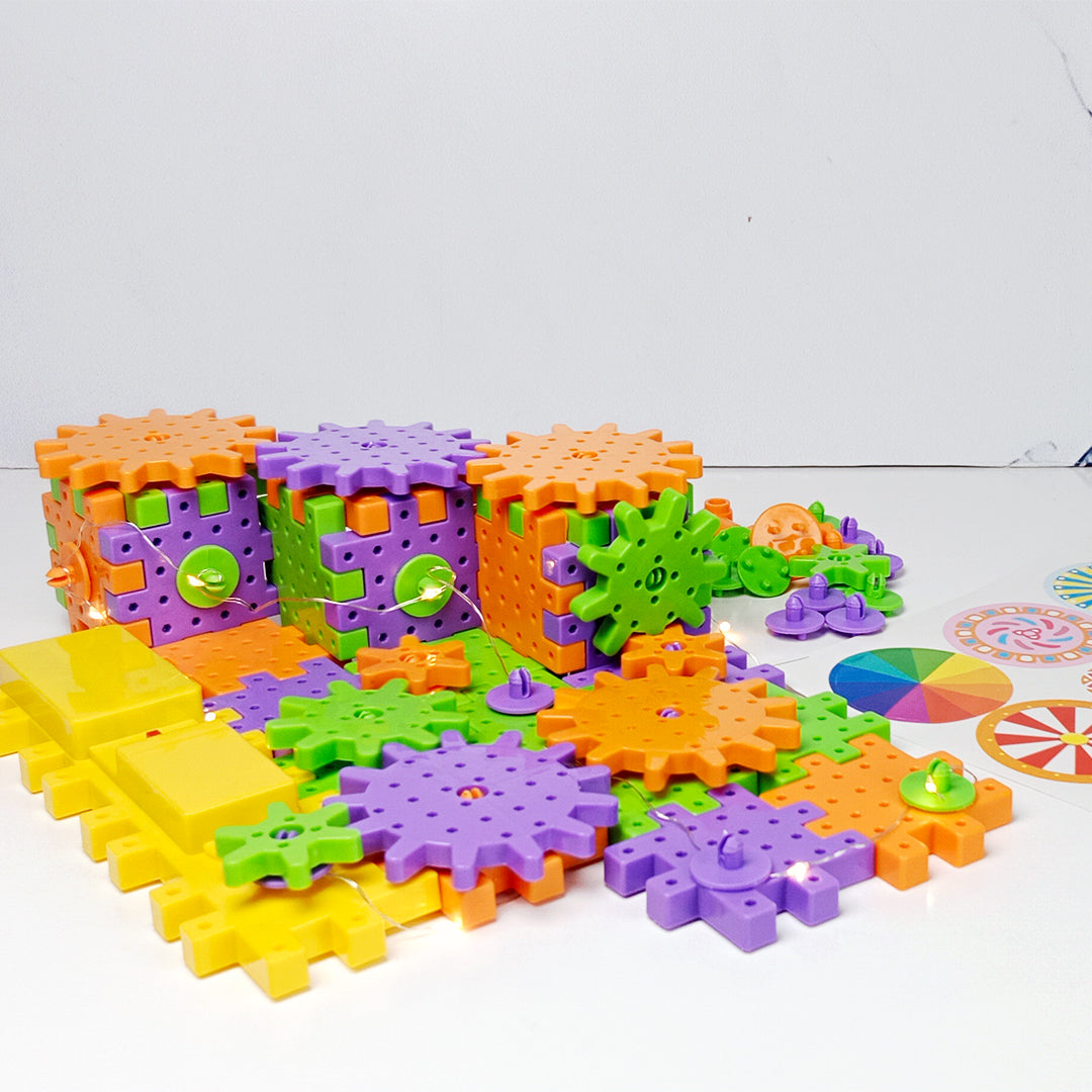 ELECTRIC GEAR BUILDING BLOCKS SET - Toys Wali Gali