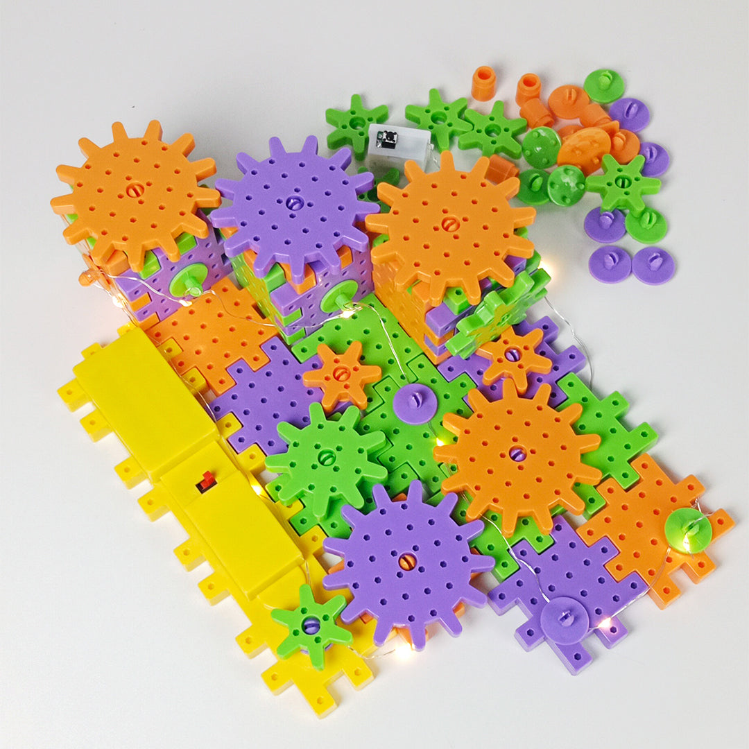 ELECTRIC GEAR BUILDING BLOCKS SET - Toys Wali Gali