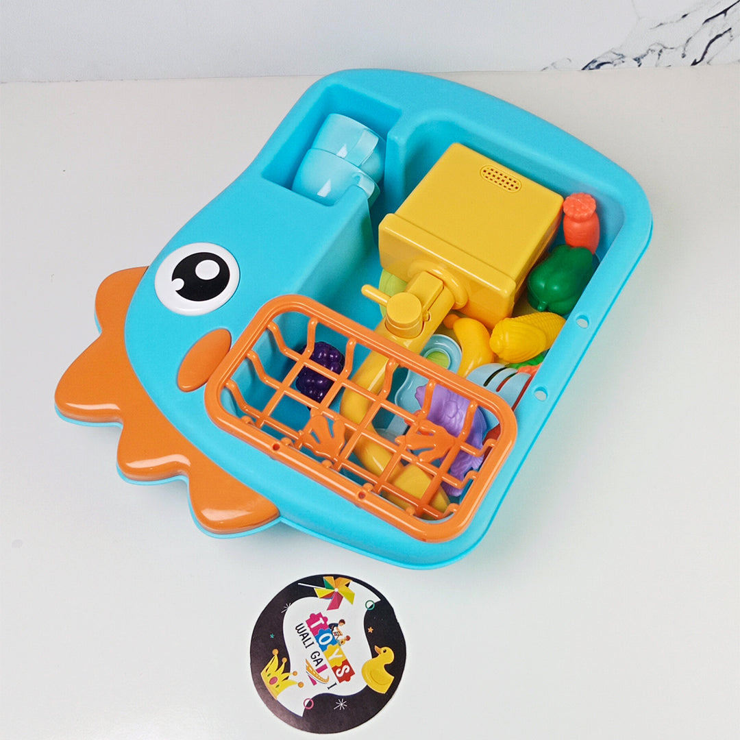 ELECTRIC WATER SINK BLUE - Toys Wali Gali