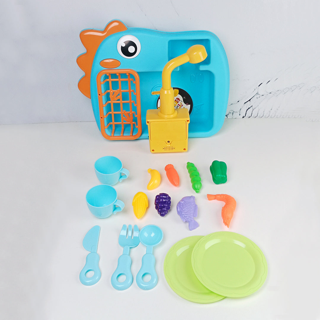 ELECTRIC WATER SINK BLUE - Toys Wali Gali