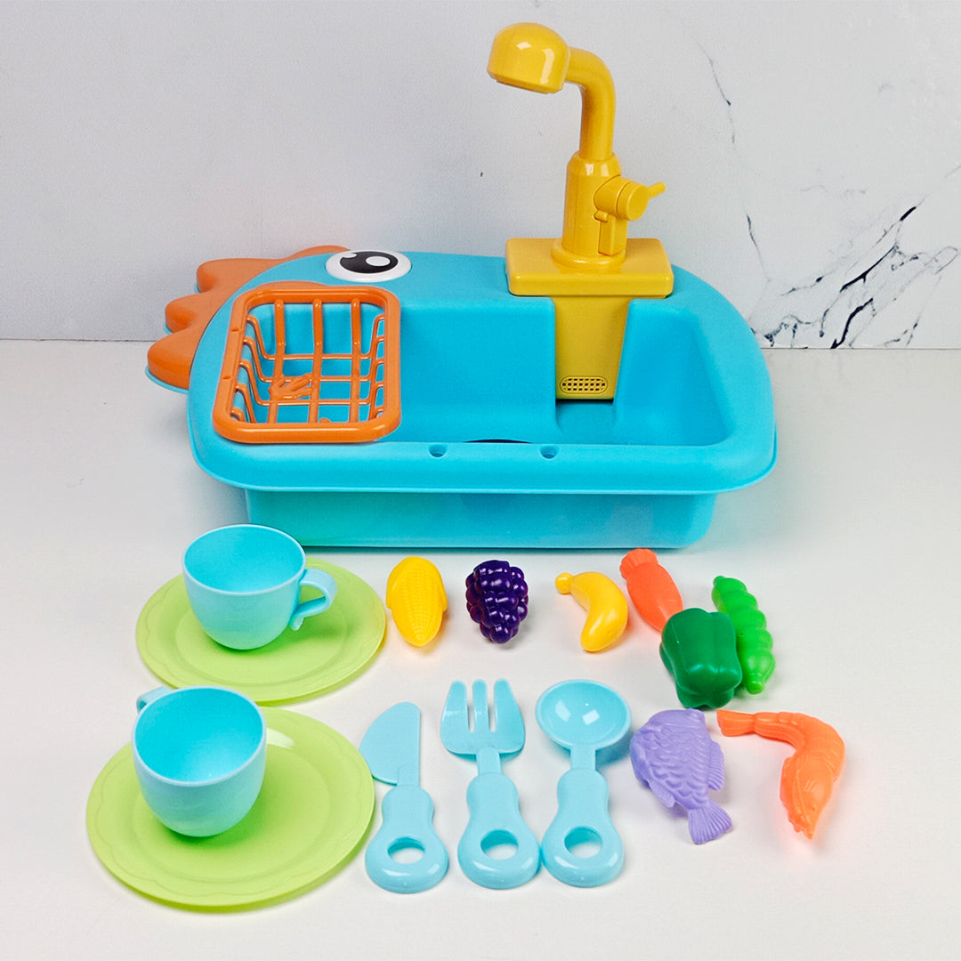 ELECTRIC WATER SINK BLUE - Toys Wali Gali