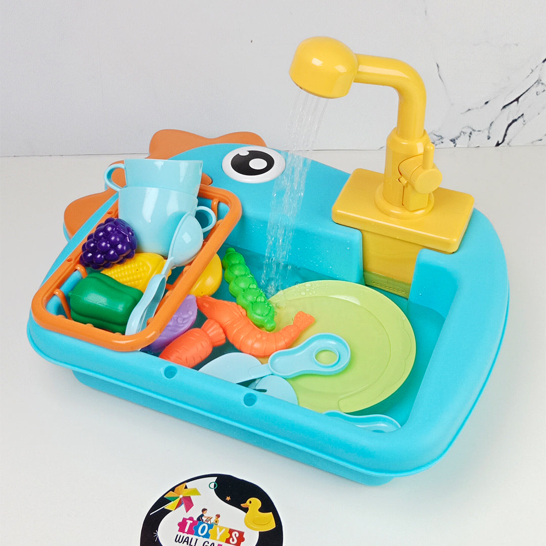 ELECTRIC WATER SINK BLUE - Toys Wali Gali