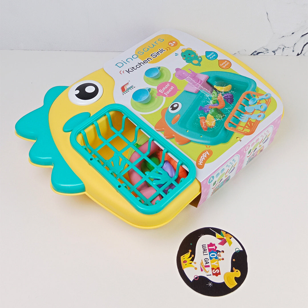 ELECTRIC WATER SINK YELLOW - Toys Wali Gali