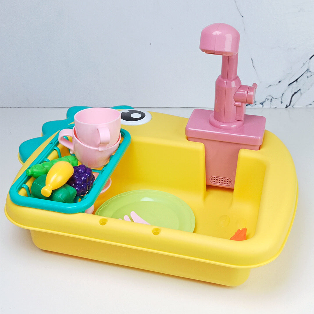 ELECTRIC WATER SINK YELLOW - Toys Wali Gali