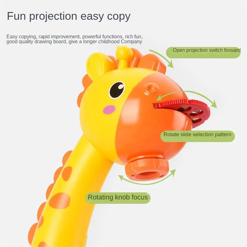 GIRAFFE PROJECTOR DRAWING TABLE - Toys Wali Gali