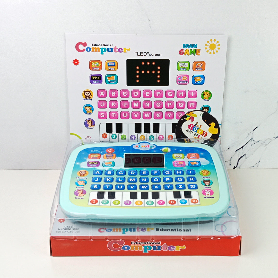 KIDS EDUCATIONAL LEARNING LAPTOP TOY - Toys Wali Gali