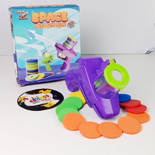 SPACE FRISBEE DISC GUN - Toys Wali Gali