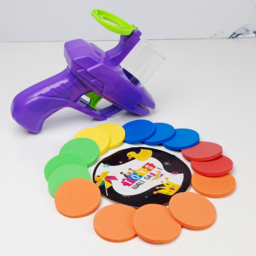 SPACE FRISBEE DISC GUN - Toys Wali Gali
