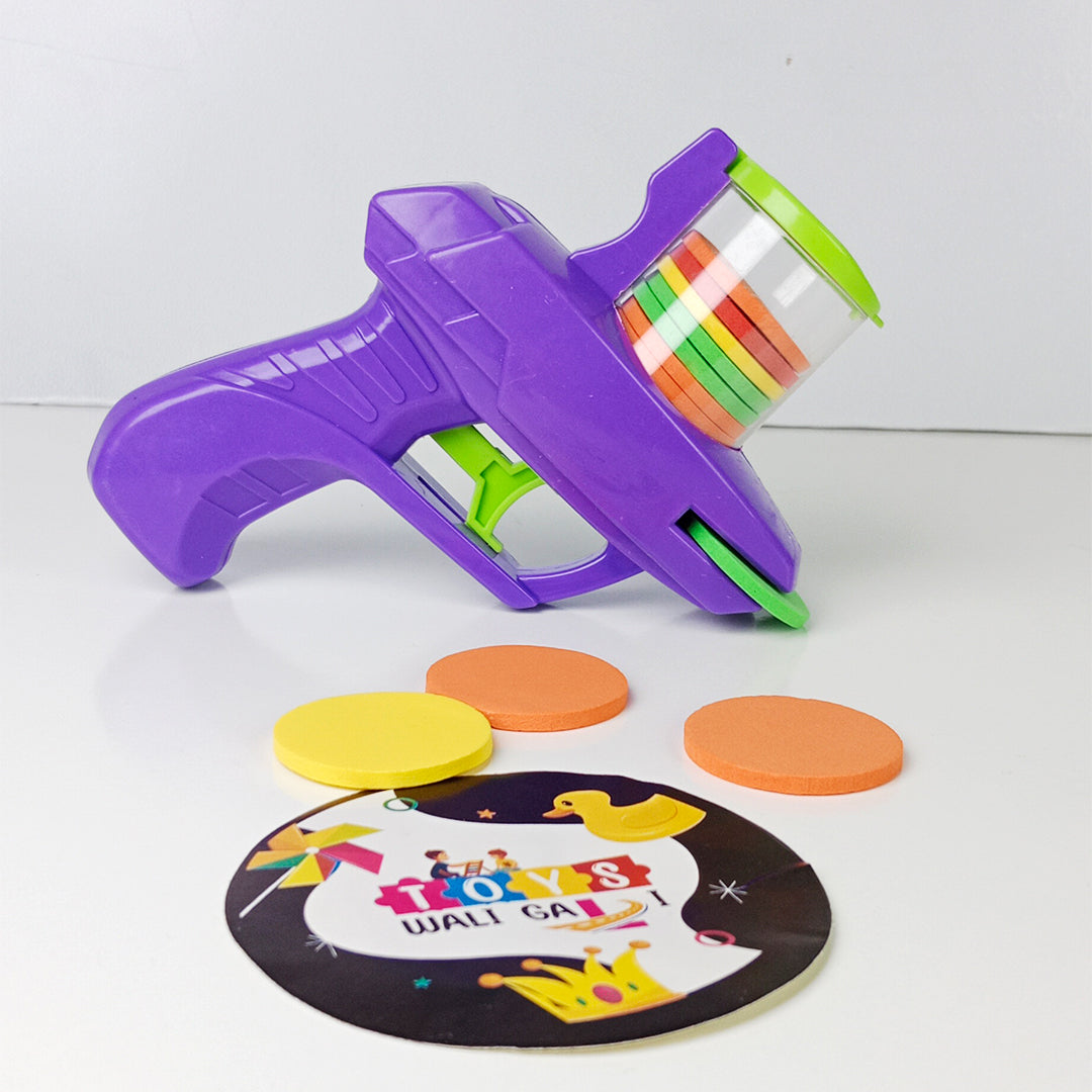 SPACE FRISBEE DISC GUN - Toys Wali Gali
