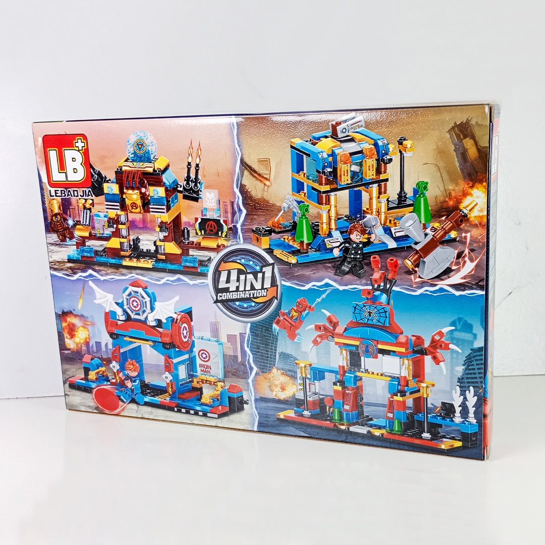 SUPER HERO 4-in-1 BUILDING BLOCK SET (234 Pcs) - Toys Wali Gali