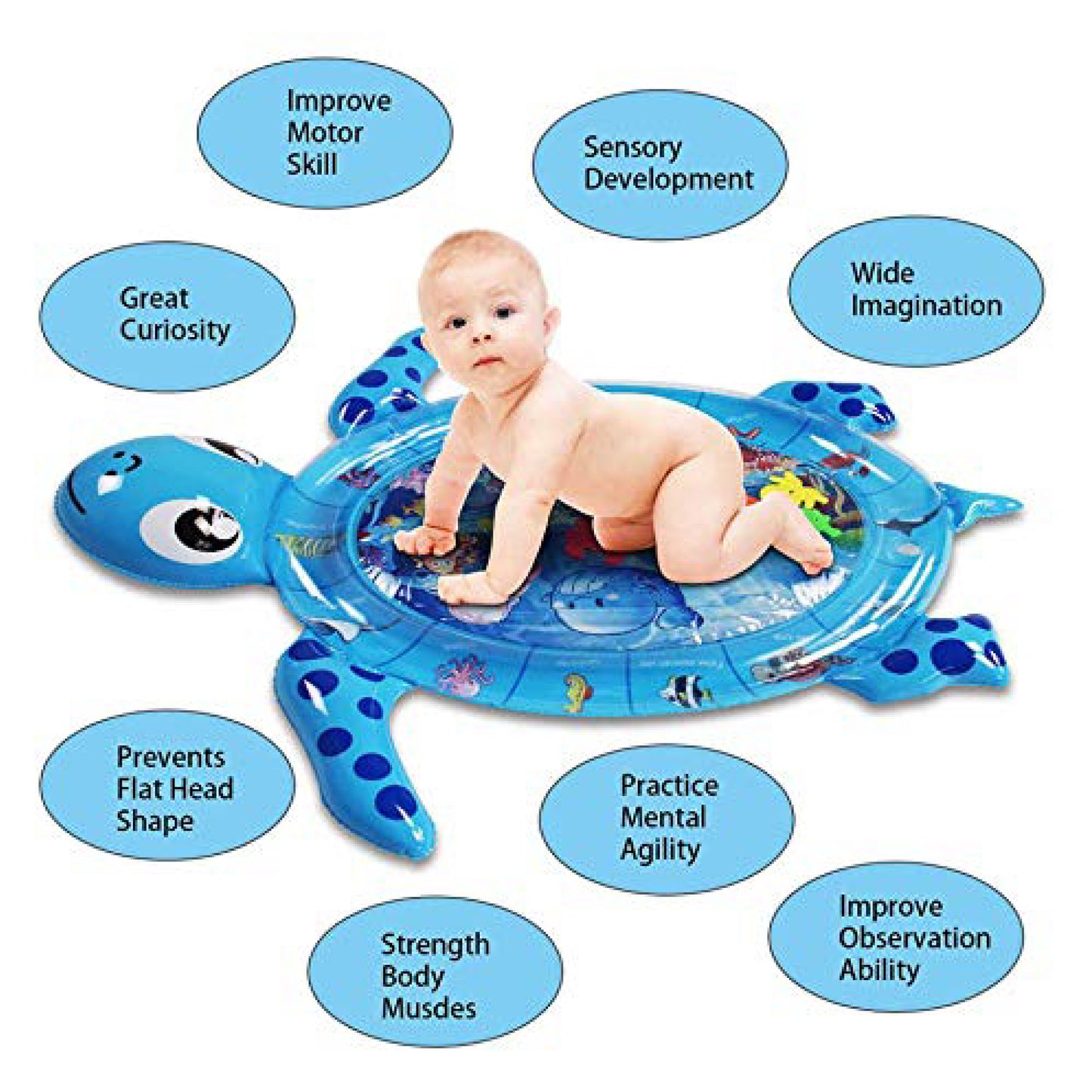 TURTLE INFLATABLE WATER MAT - Toys Wali Gali