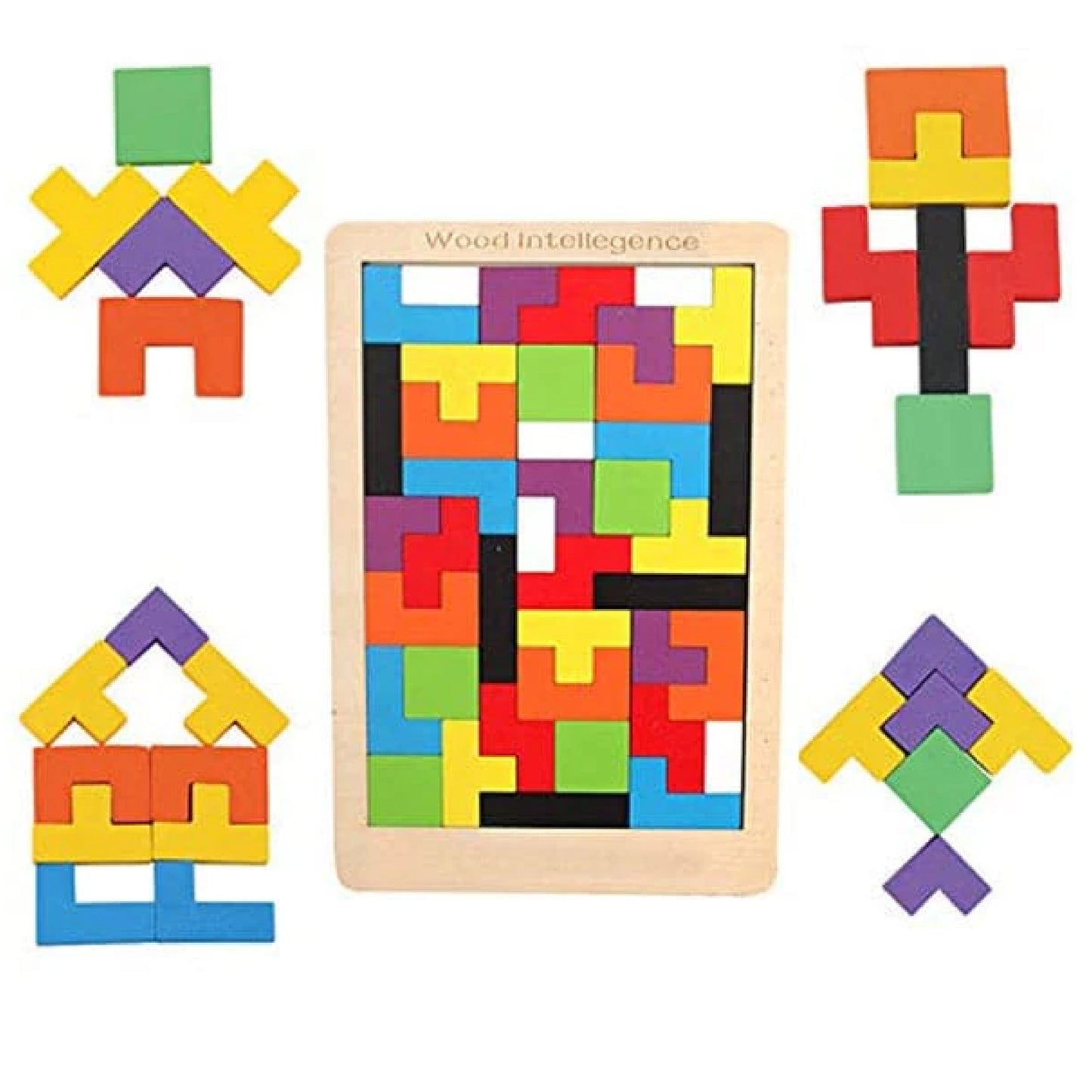 WOODEN INTELLIGENCE PUZZLE TOY - Toys Wali Gali