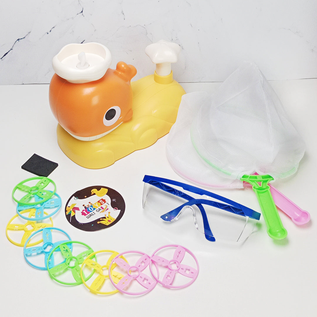 Whale Flying Disc Launcher Toy - Toys Wali Gali