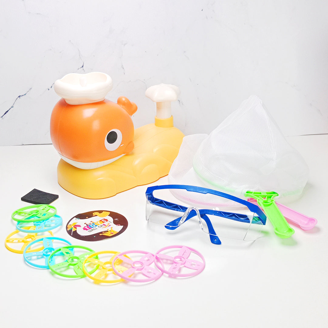 Whale Flying Disc Launcher Toy - Toys Wali Gali