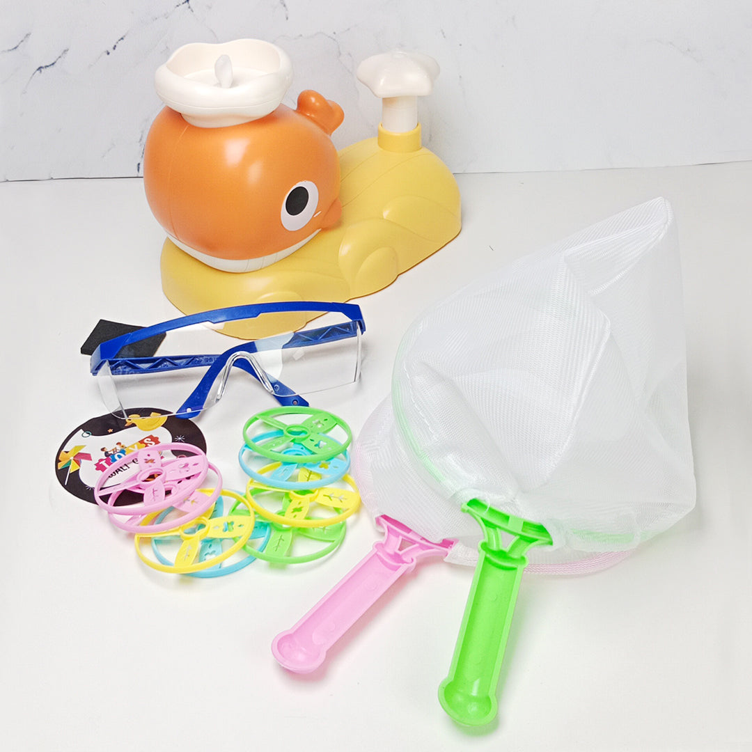 Whale Flying Disc Launcher Toy - Toys Wali Gali