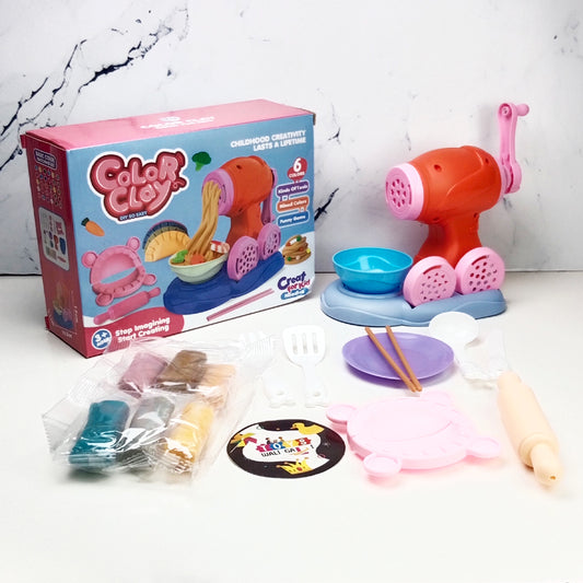 COLOR CLAY NOODLE MACHINE - Toys Wali Gali