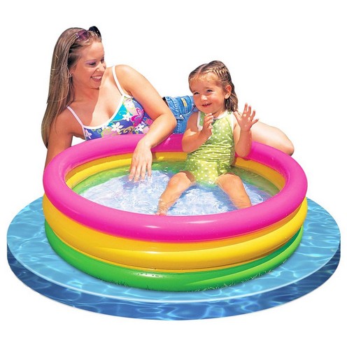 COLORFUL INFLATABLE BABY POOL - Toys Wali Gali