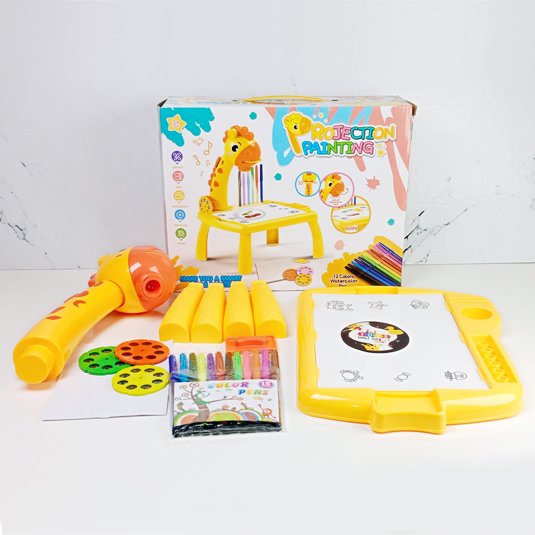 GIRAFFE PROJECTOR DRAWING TABLE - Toys Wali Gali