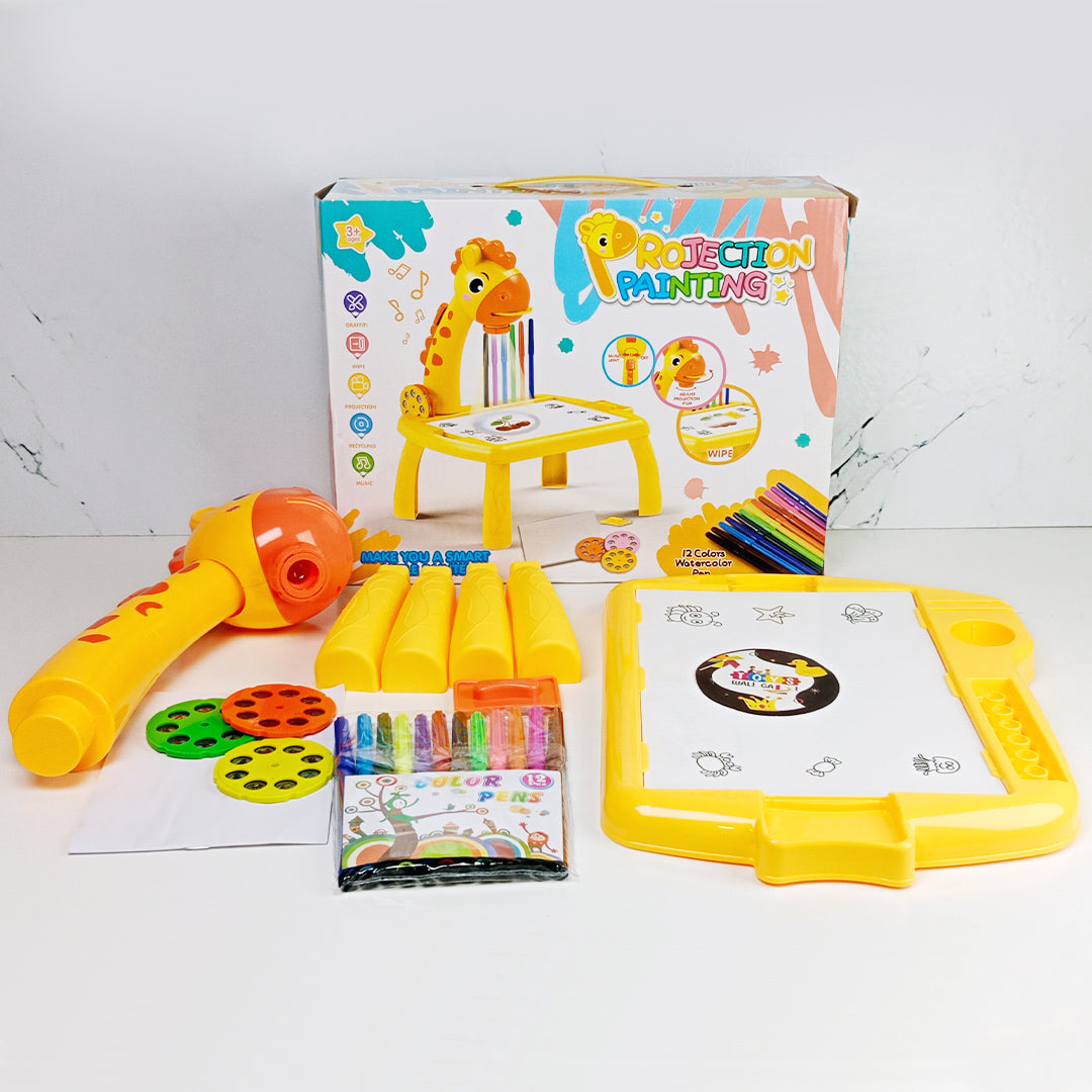 GIRAFFE PROJECTOR DRAWING TABLE - Toys Wali Gali