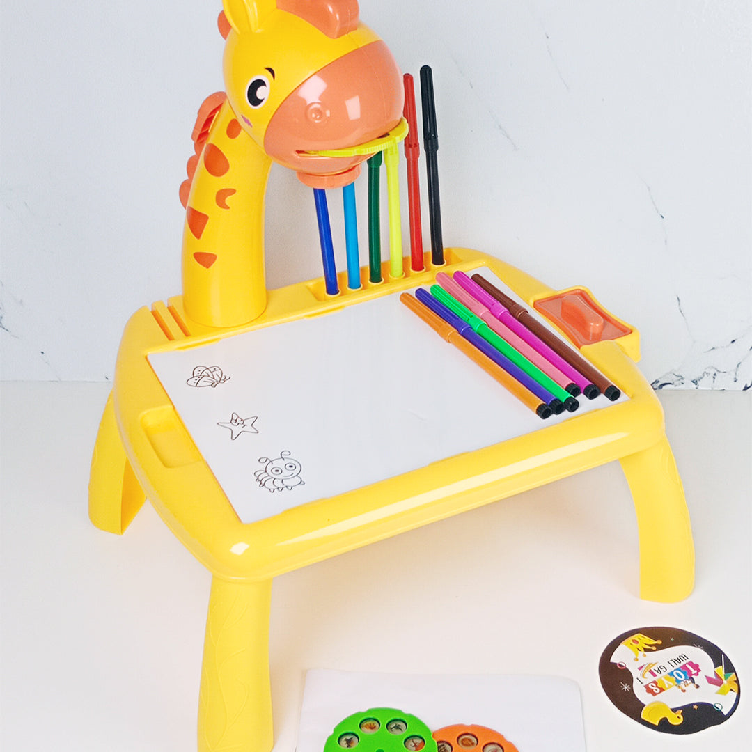 GIRAFFE PROJECTOR DRAWING TABLE - Toys Wali Gali