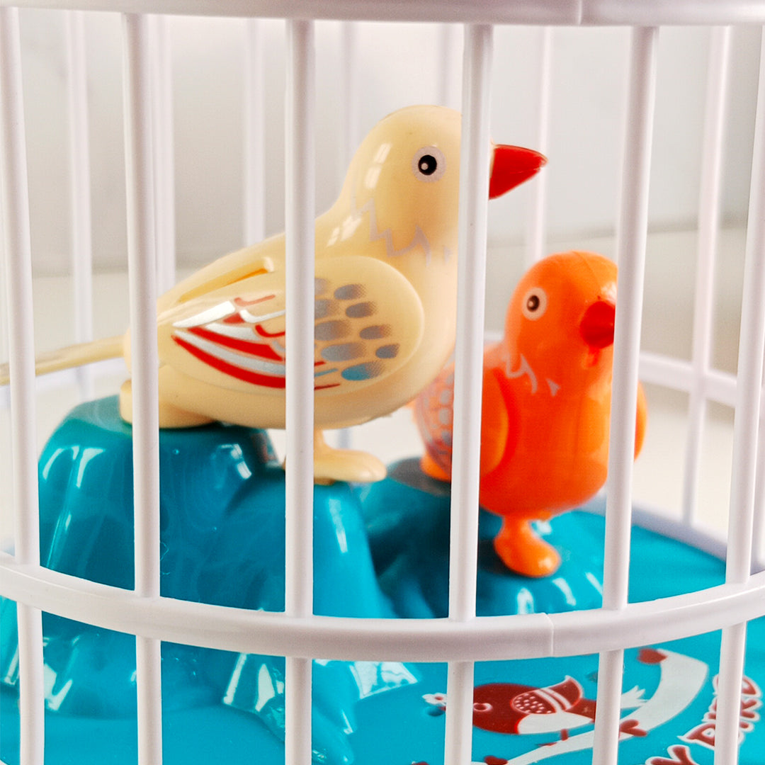 MINI BIRDCAGE TOY – TALKING BIRDS With MUSIC & LIGHTS - Toys Wali Gali