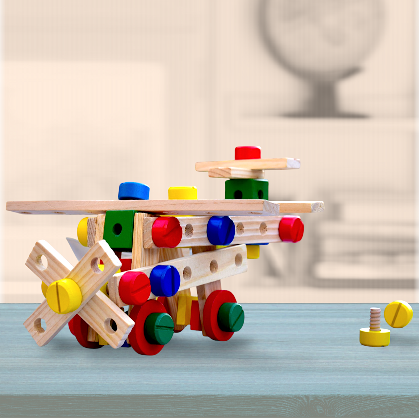 MULTI-FUNCTIONAL NUT COMBINATIONS WOODEN - Toys Wali Gali